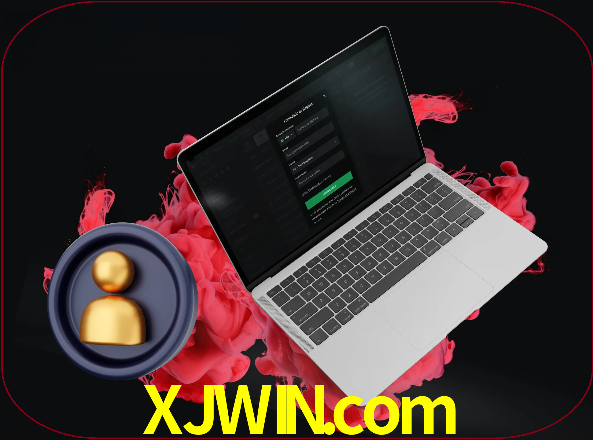 No cabeçalho do site xjwin, clique no botão que o levará a um formulário especial onde terá de introduzir as suas informações actuais.